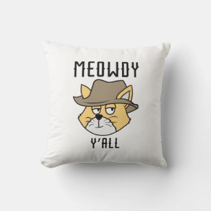 Meowdy Y’all Cushion