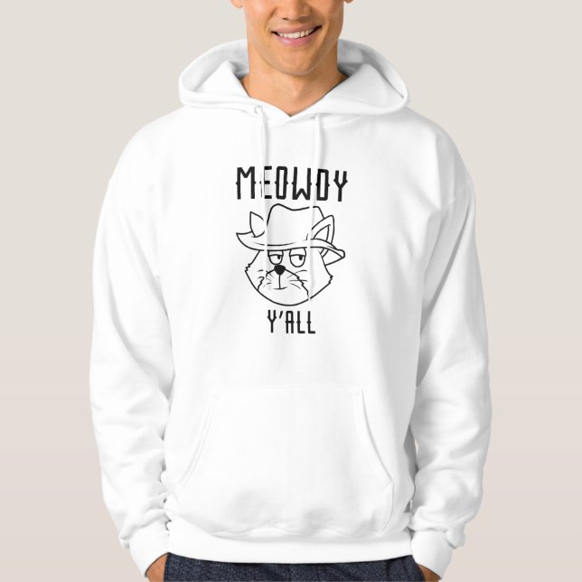 Meowdy Y’all Hoodie (Front)