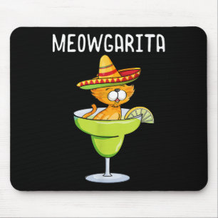 Meowgarita - Cinco De Mayo Margarita Cat Lover  Mouse Mat
