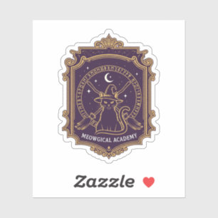 Meowgical Academy – Witch Cat School Crest