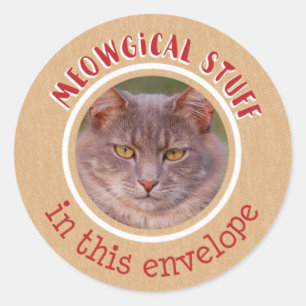 Meowgical Stuff Classic Round Sticker
