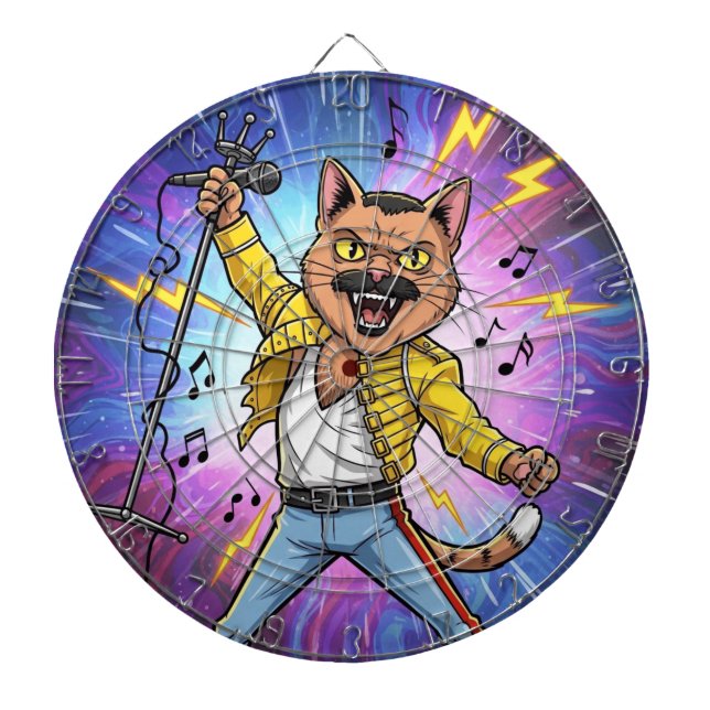 Meowhemian Rhapsody Dartboard (Front)