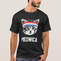 Meowica 4th July Pawtriotic Kitty Merica Cat Us Fl
