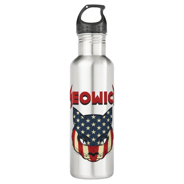 Meowica 710 Ml Water Bottle (Front)