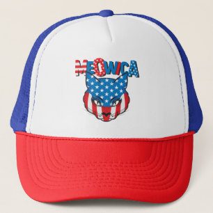 Meowica America Independence Day 1774 4th of July Trucker Hat