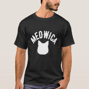 Meowica Cat Lady 4th Of July America T-Shirt