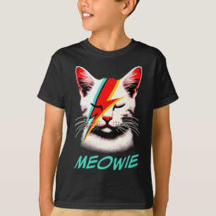 Meowie Cat Rock Music Concert Band Men Kids Women T-Shirt