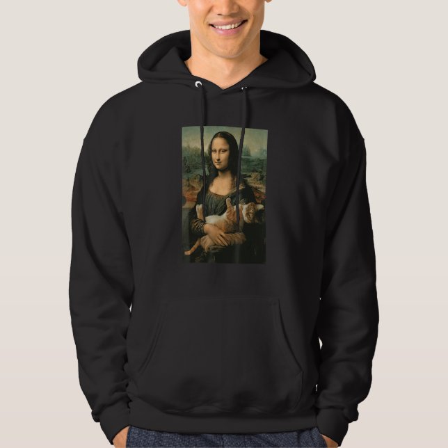 Meowing Lisa  Ca  Cat  Cat Hoodie (Front)