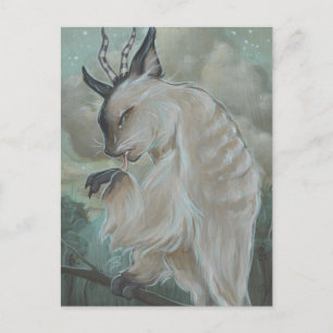Meowl 2 cat owl postcard