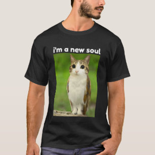 Meowl Brainrot Funny Meme Cat Owl Funny Cursed T-Shirt