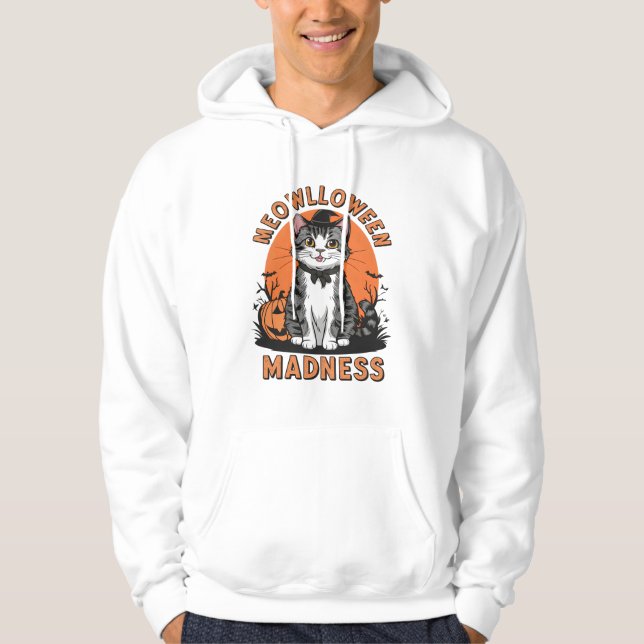 Meowlloween Madness Hoodie (Front)