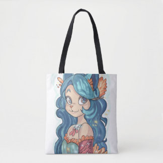 Meowmaid tote bag
