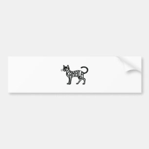 Meowmala Kamala Childless Cat Lady Harris   Bumper Sticker