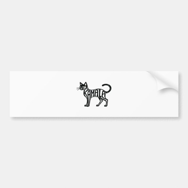 Meowmala Kamala Childless Cat Lady Harris   Bumper Sticker (Front)