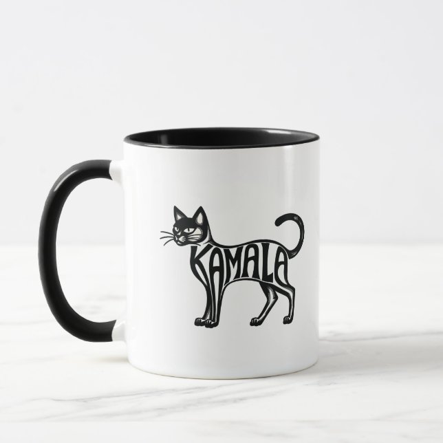 Meowmala Kamala Childless Cat Lady Harris   Mug (Left)