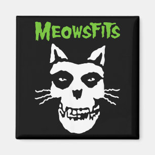 Meowsfits Cats Kittens Meow Funny Parody Band for Magnet