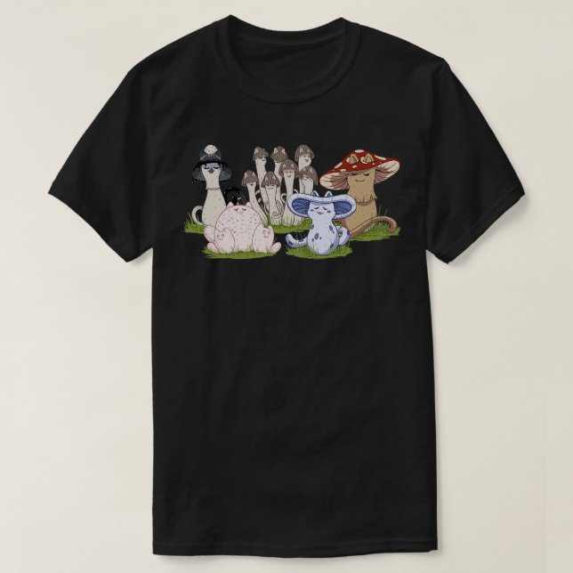 Meowshrooms T-Shirt (Design Front)