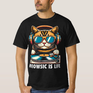 Meowsic Is Life T-Shirt