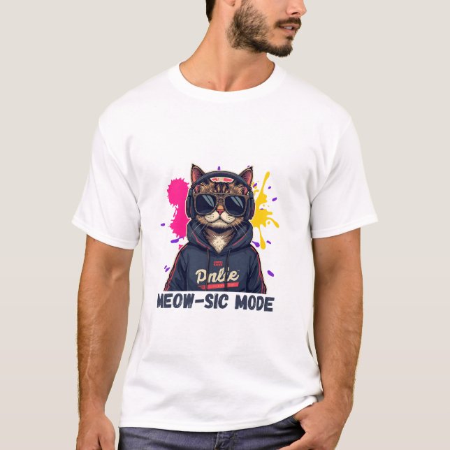 MeowSic mode T-Shirt (Front)