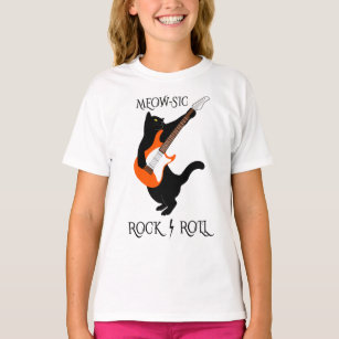 MEOWSIC ROCK AND ROLL, Music Cat Gift, Meowsic T-Shirt