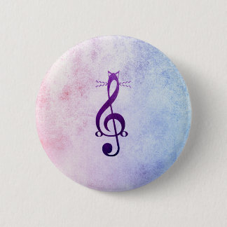 Meowsical colourful pin