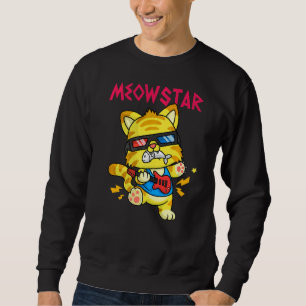 Meowstar And Long Live Rock And Roll Sweatshirt