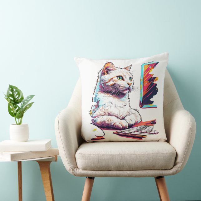 Meowtastic Coder Cushion (Chair)