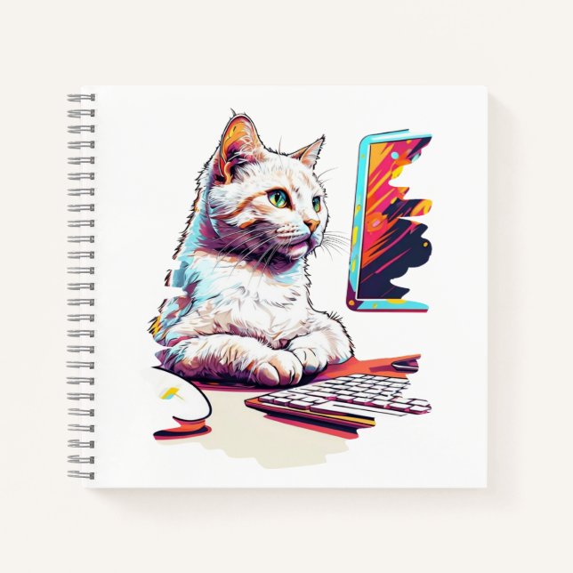 Meowtastic Coder Notebook (Front)