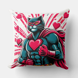 Meowvelous Heart Cushion