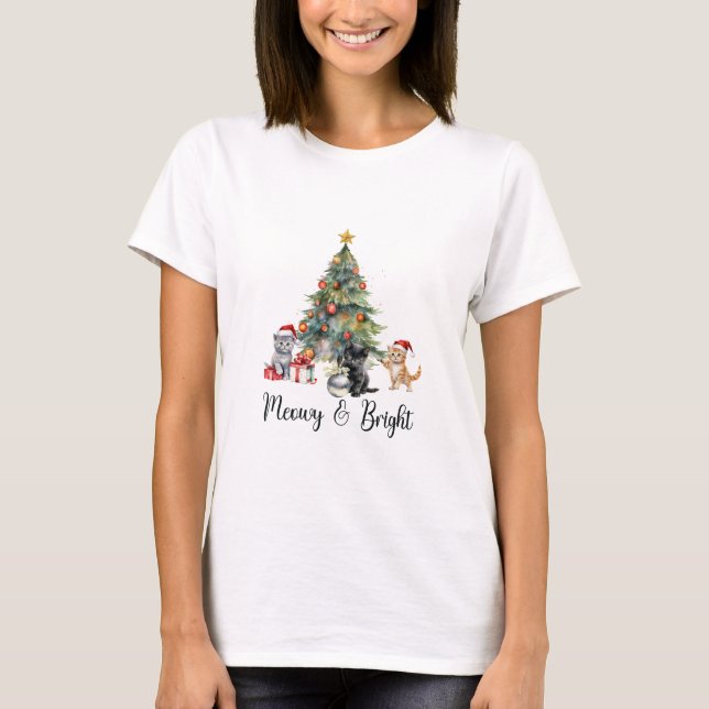 Meowy and bright Kittens T-Shirt (Front)