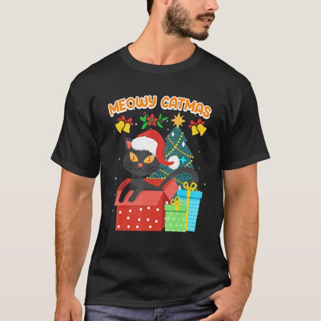 Meowy Catmas 1 T-Shirt (Front)