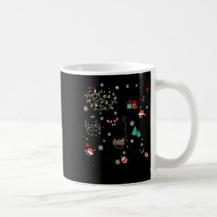 Meowy Catmas Cat Christmas Cute Kitten Cats Santa  Coffee Mug
