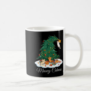 Meowy Catmas Cat Christmas Tree Xmas Funny Santa C Coffee Mug