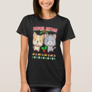 Meowy Catmas cat owner kitten cat T-Shirt