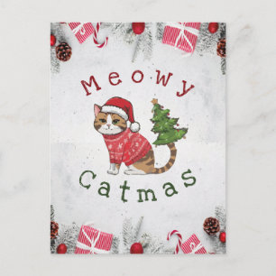 Meowy Catmas - Christmas cards - postcards