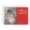 Meowy Catmas Funny Cat Photo Christmas Card
