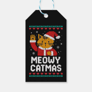 Meowy Catmas Gift Tags
