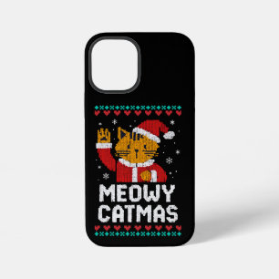 Meowy Catmas iPhone 12 Mini Case