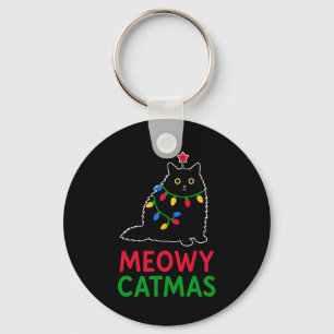 Meowy Catmas Key Ring