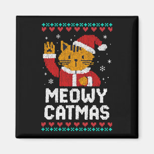 Meowy Catmas Magnet