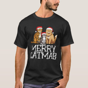 Meowy Catmas  Merry Christmas Cat  Gift T-Shirt