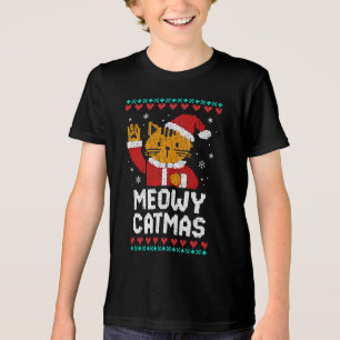 Meowy Catmas Tri-Blend Shirt