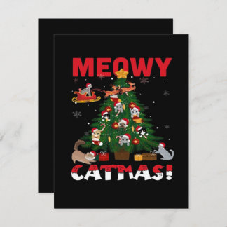 Meowy Chirstmas Enclosure Card