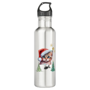 Meowy Christmas! 710 Ml Water Bottle