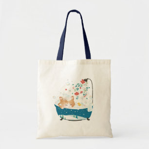 Meowy Christmas, a Kitty Cat Bubble Bath Tote Bag