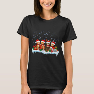 Meowy Christmas Black Cat Pajamas Family Funny Xma T-Shirt