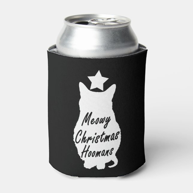 MEOWY Christmas       Can Cooler (Can Front)
