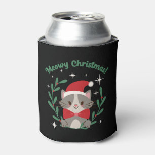 Meowy Christmas     Can Cooler