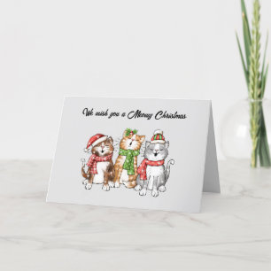 Meowy Christmas Card