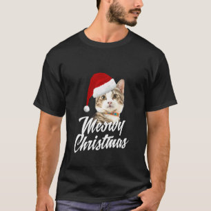 Meowy Christmas -Cats & Kittens Santa Claus Xmas A T-Shirt